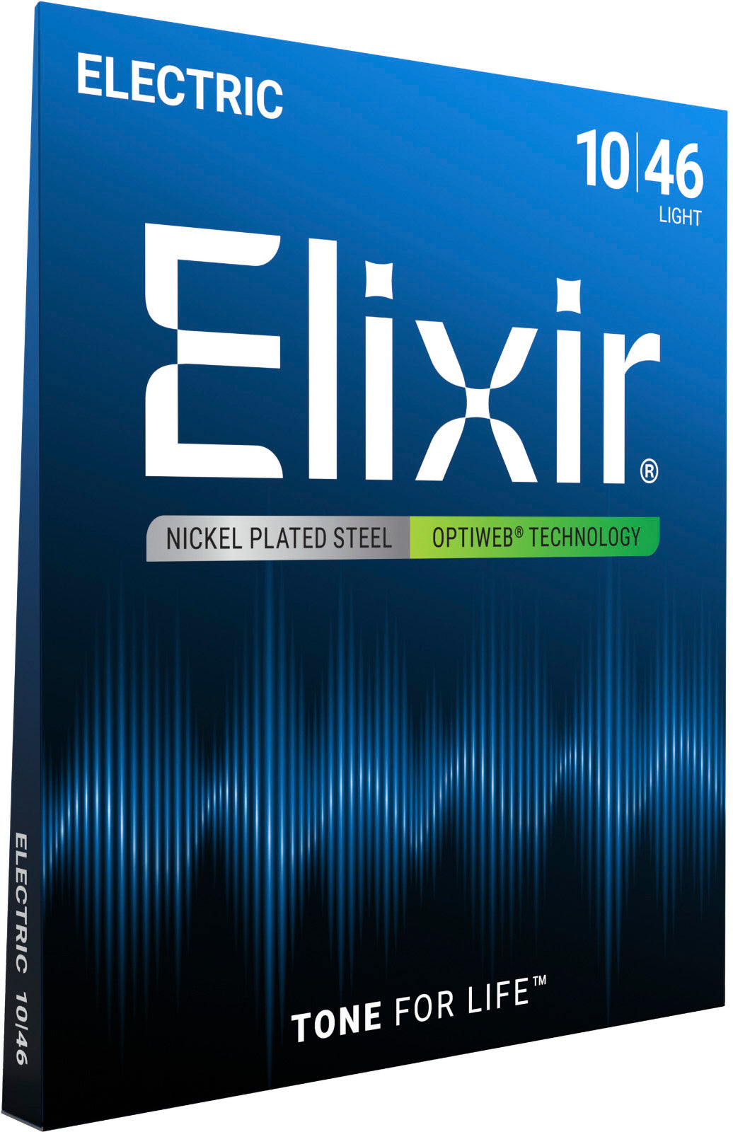 Jeu de cordes guitare électrique ELIXIR 19052 OPTIWEB Light 10-46