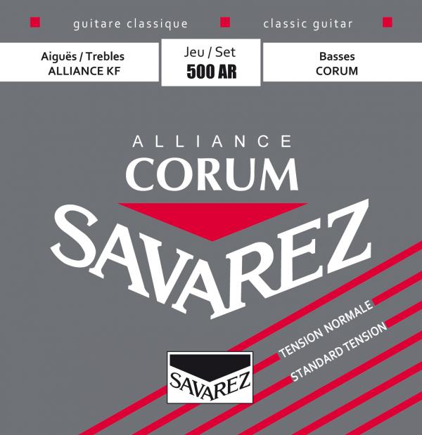 SAVAREZ 500AR Alliance Corum Rouge Tirant Normal – Jeu de cordes guitare classique