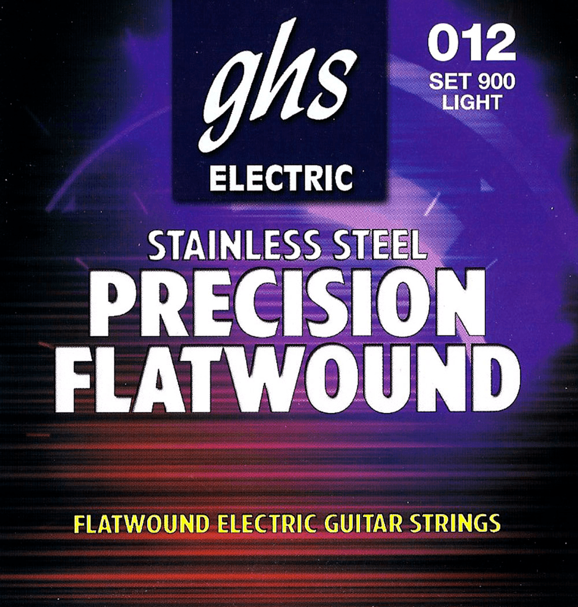 Jeu de cordes guitare électrique GHS 900 Precision Flatwound Stainless Steel Light 12-50