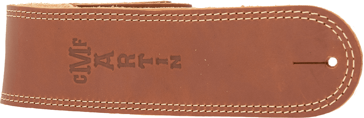 Courroie guitare cuir noir doublée suède MARTIN A0012