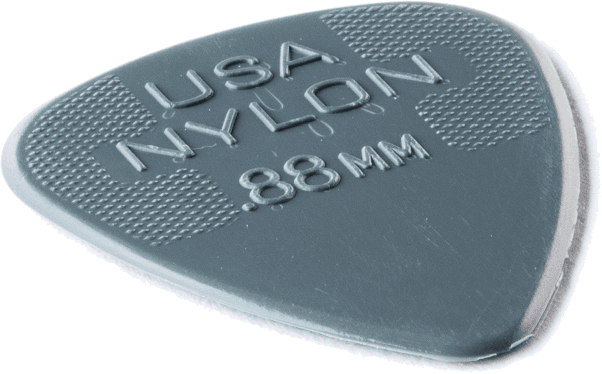 Player’s Pack de 12 médiators Dunlop Nylon Standard 0.88mm 44P88