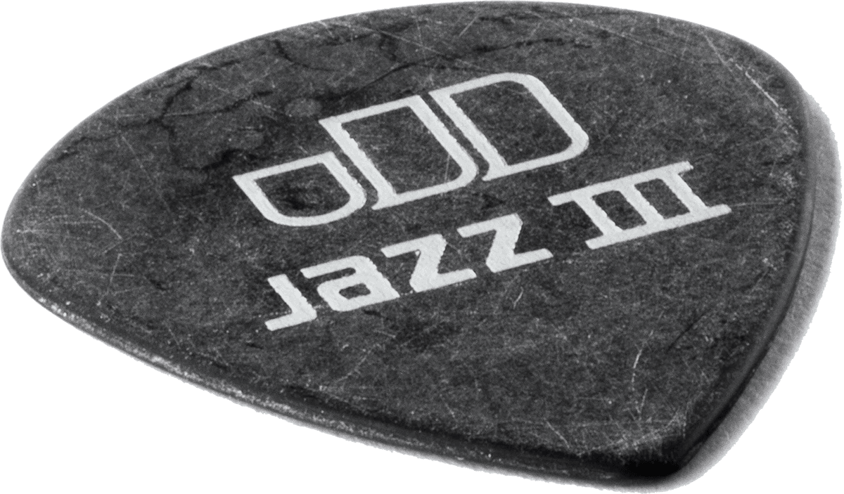Player’s Pack de 12 médiators Dunlop Tortex Pitch Black Jazz III 0.88 mm 482P88