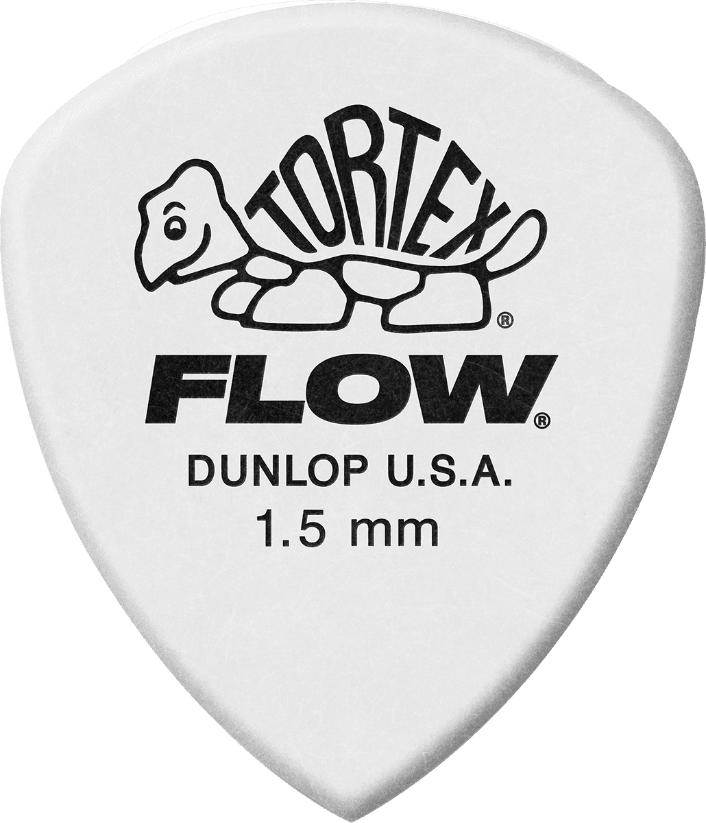 Players Pack de 12 médiators Dunlop Tortex Flow 1.50mm 558P150
