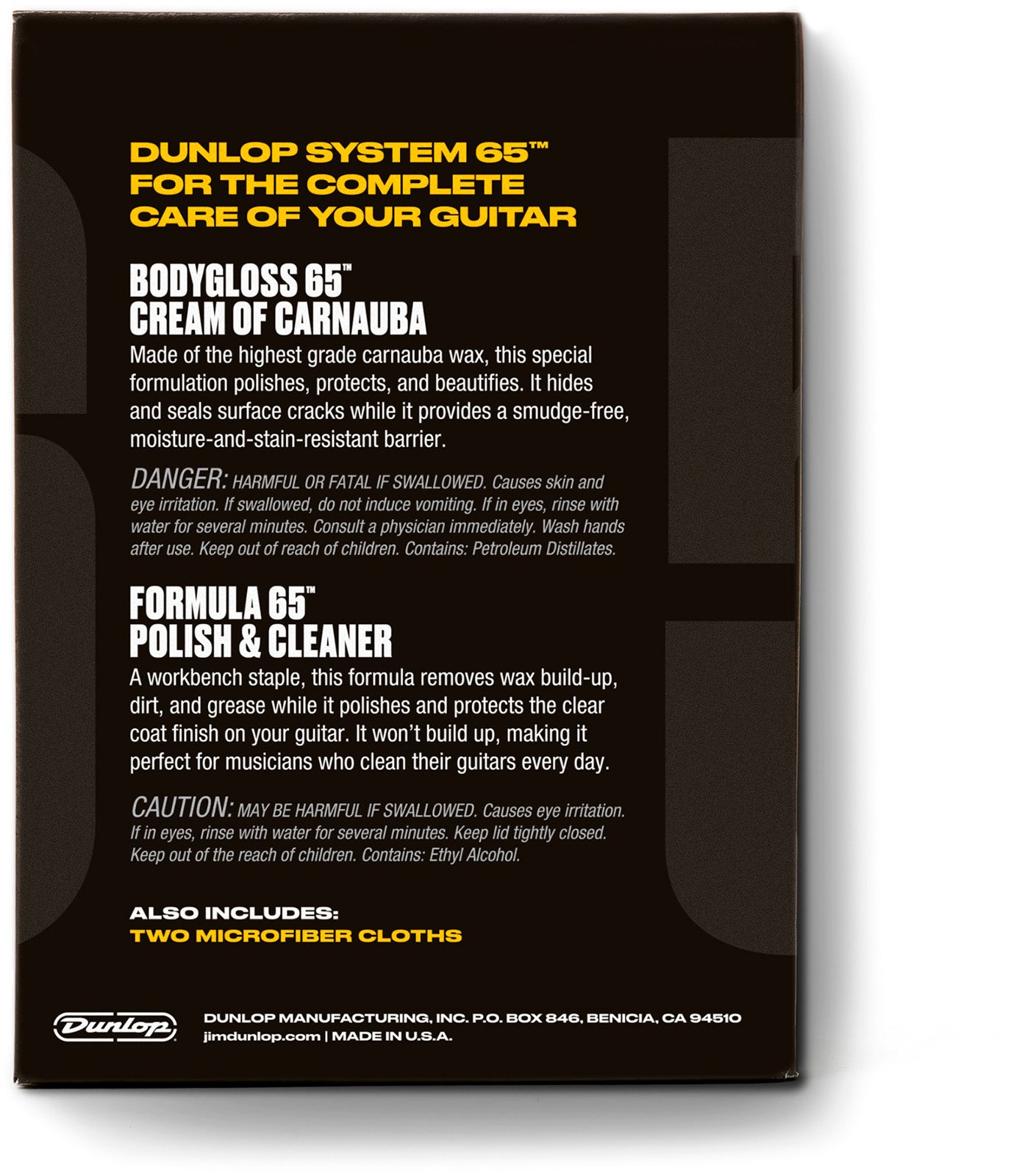 Jim Dunlop 6501EMUL Formula 65 Care Kit
