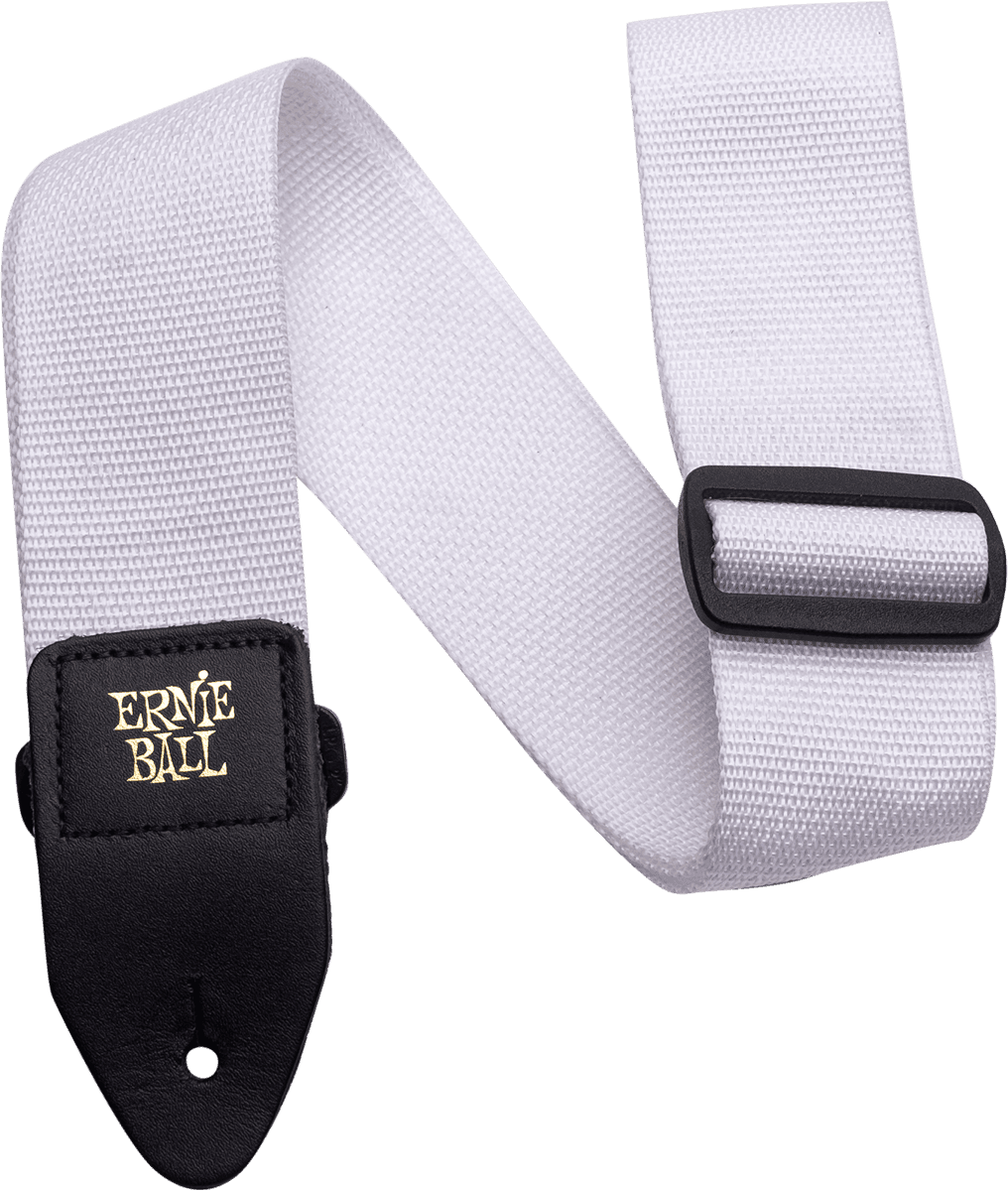 Courroie guitare Ernie Ball 4036 – Polypropylène blanche