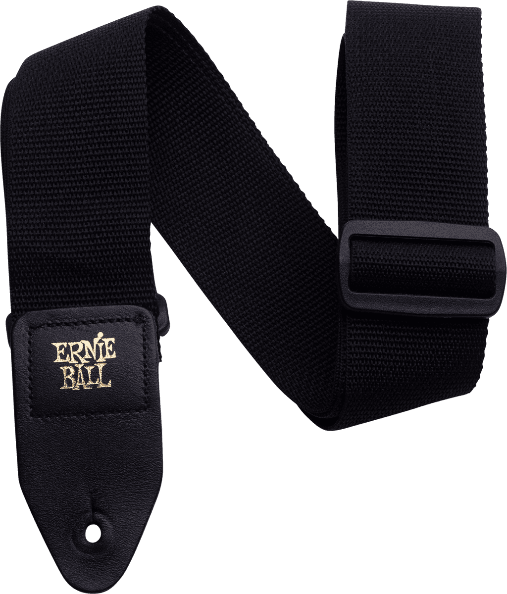 Courroie guitare Ernie Ball 4037 – Polypropylène noire