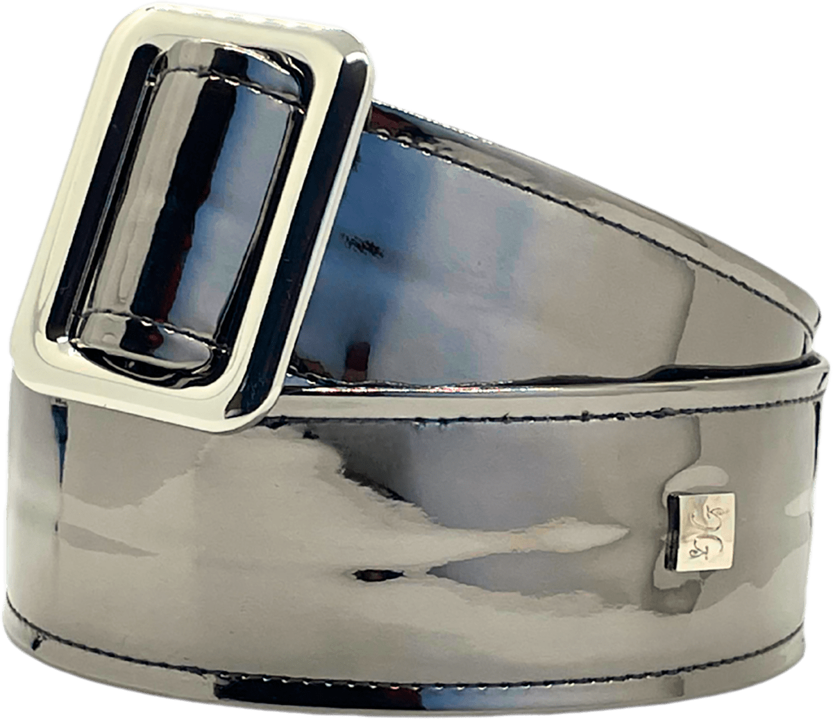 Courroie de guitare GET’M GET’M – Badass Mirrored / Badass Platinum