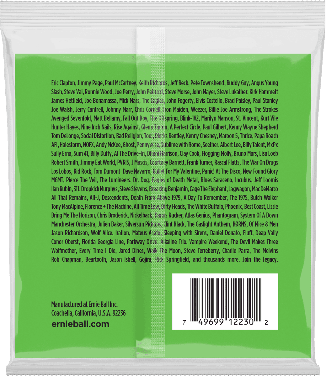 ERNIE BALL 2230 12 CORDES SLINKY - JEU DE CORDES GUITARE ELECTRIQUE 8 - 40
