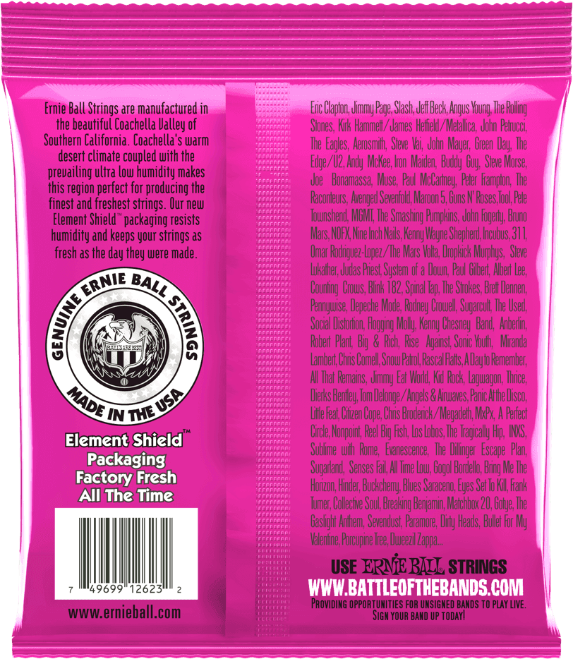 ERNIE BALL 2623 SUPER SLINKY - JEU DE CORDES GUITARE ELECTRIQUE 7 CORDES 9-52