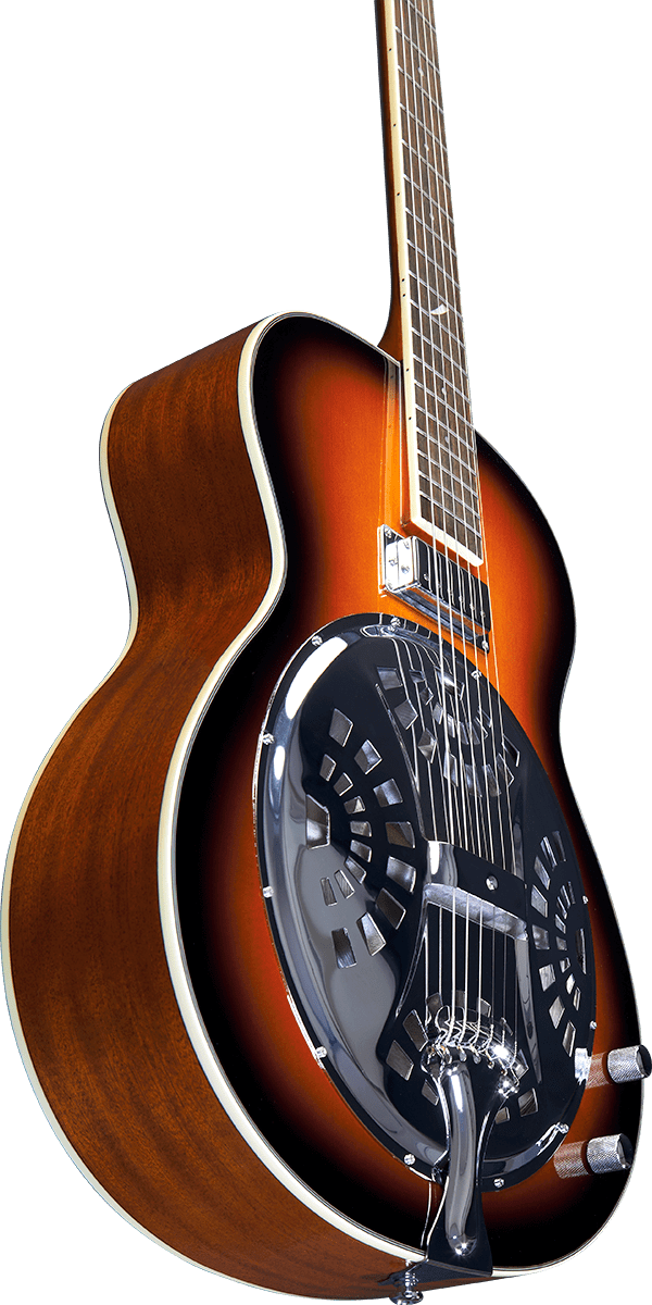 GUITARE RESONATOR ELECTRO-ACOUSTIQUE SUNBURST EKO ONE