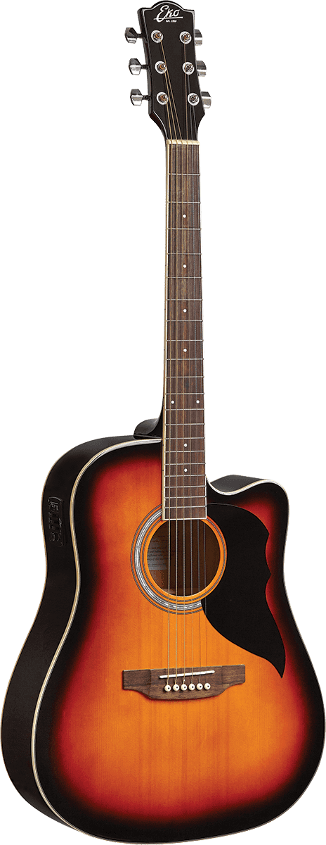 GUITARE ELECTRO-ACOUSTIQUE EKO RANGER 6 CW-EQ Dreadnought cutaway