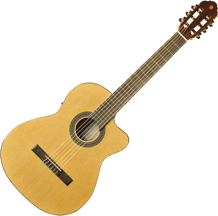 GUITARE ELECTRO ACOUSTIQUE CLASSIQUE 4/4 EKO VIBRA150CW TABLE EN CEDRE