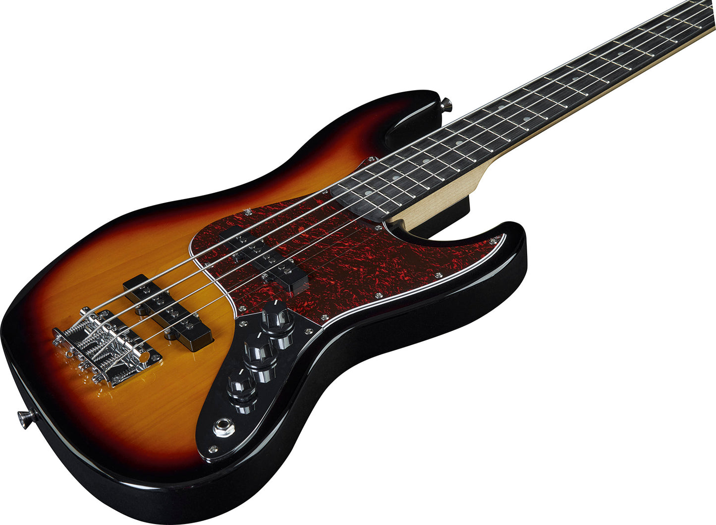 BASSE ELECTRIQUE 3/4 TYPE JB SUNBURST EKO JB100-3/4-SB