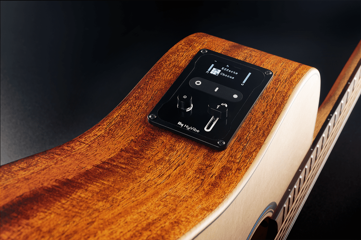 GUITARE LAG SERIE HYVIBE 10 Dreadnought Pan-Coupé - fin de série