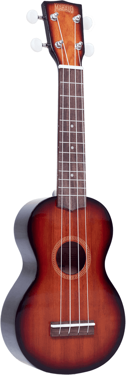UKULELE SOPRANO SUNBURST BRILLANT + HOUSSE MAHALO MJ1-3TS