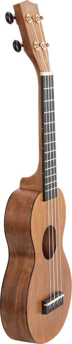 Ukulélé soprano Slimline naturel satin + housse Mahalo MS1-TBR