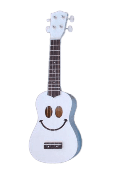 Ukulélé MAHALO U-Smile – Série U-SMILE BLANC AVEC HOUSSE