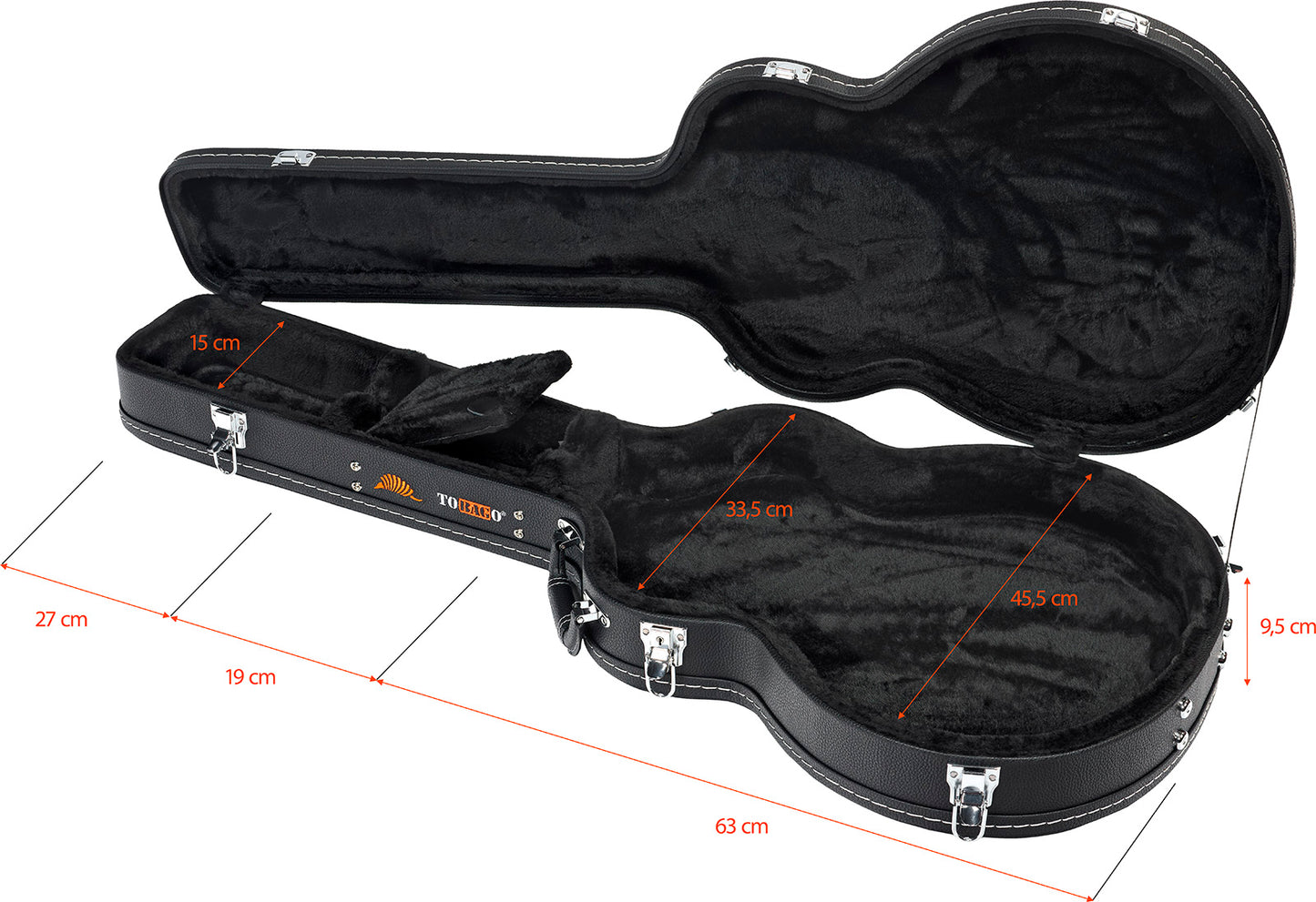 Étui guitare électrique Slim Jazz Standard Tobago ASJ3