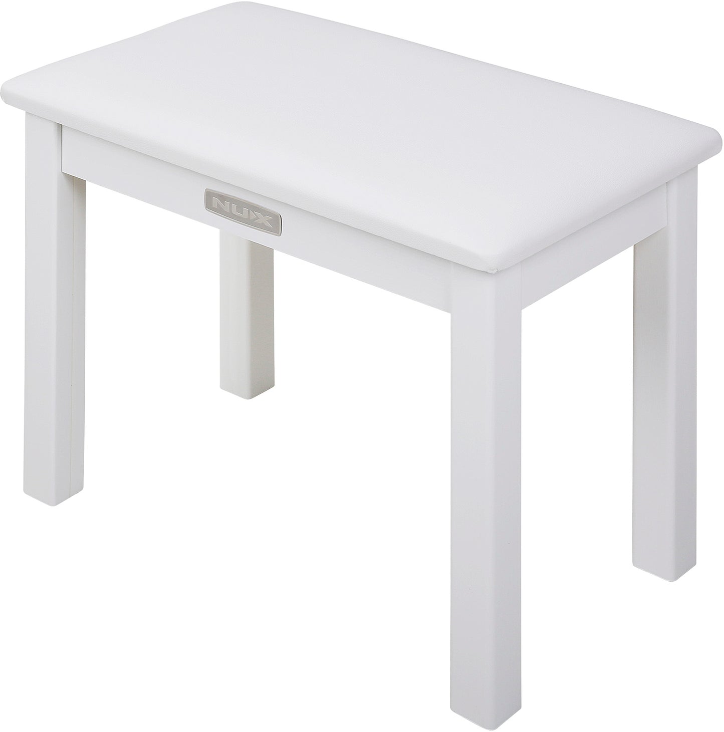 NUX WoodBench-WH – Banquette de piano blanche en bois
