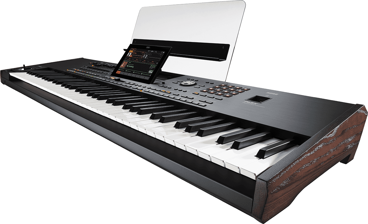 CLAVIER ARRANGEUR 76 notes semi lesté, MP3, harmoniseur KORG PA5X-76
