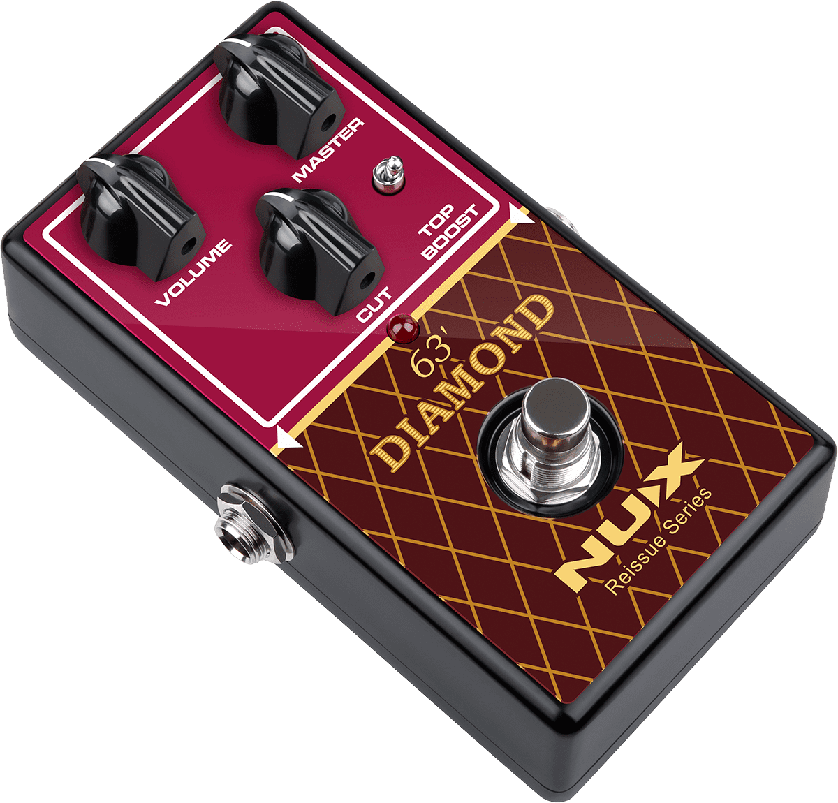 PEDALE OVERDRIVE ANALOGIQUE type British AC-30 NUX DIAMOND-63OD
