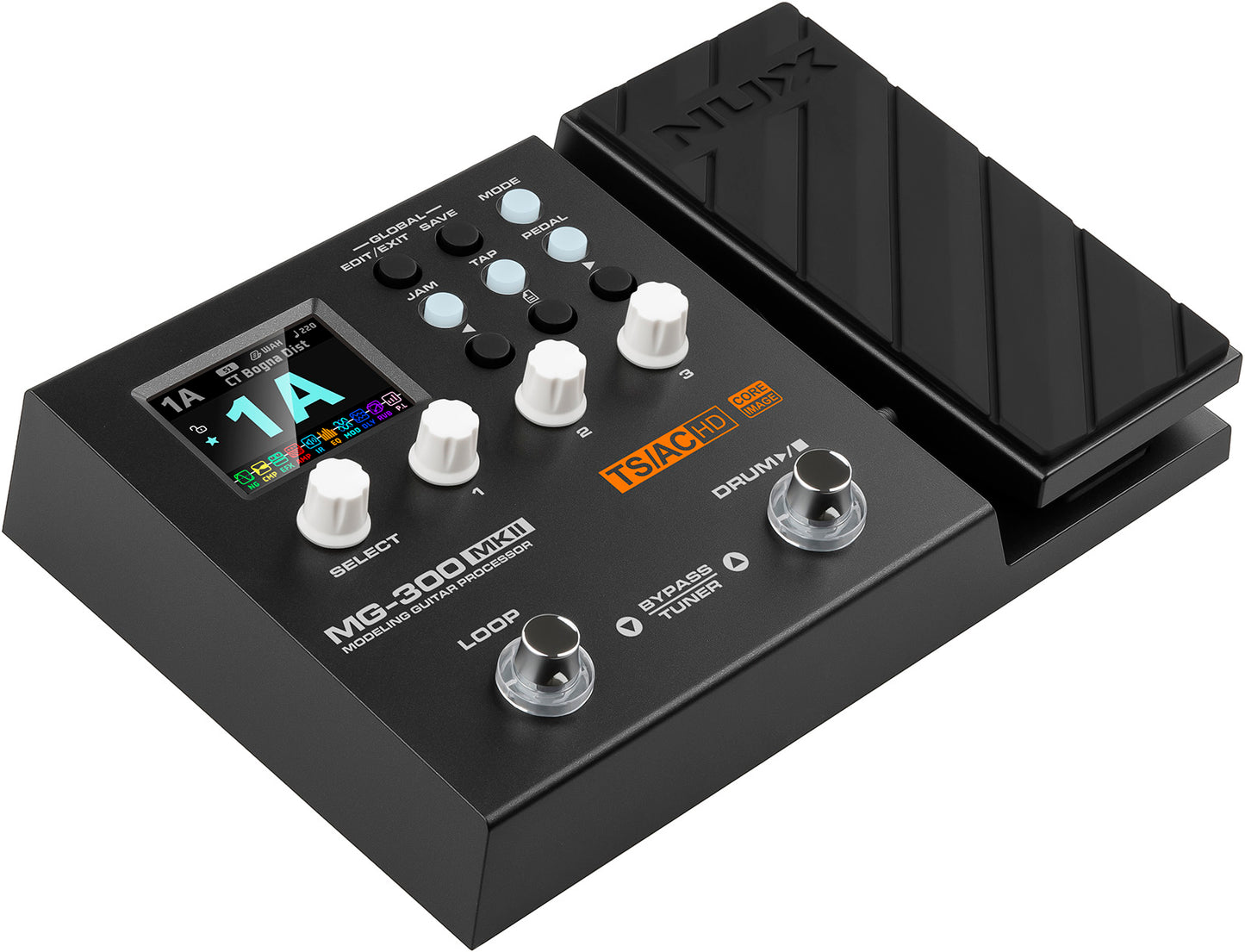 MULTI-EFFETS GUITARE COMPACT NUX MG300-MK2