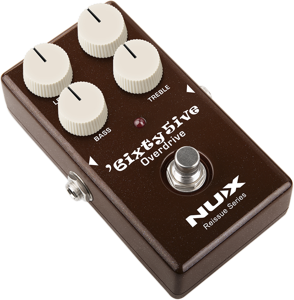 PEDALE OVERDRIVE ANALOGIQUE TYPE BLACKFACE DRIVE NUX SIXTYFIVE-OD