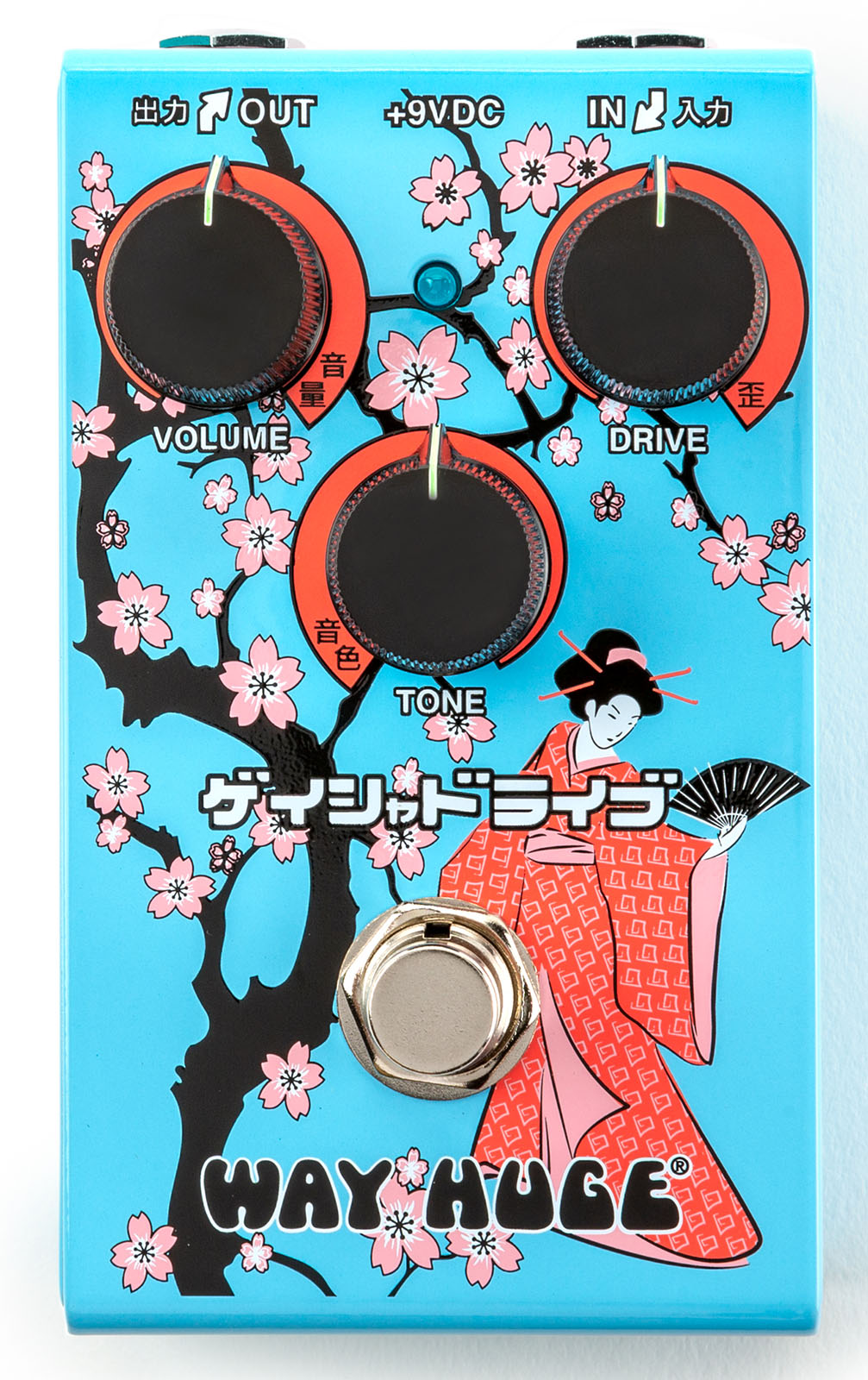 Pédale Overdrive Way Huge Geisha Drive Blue Limited Edition WM32B