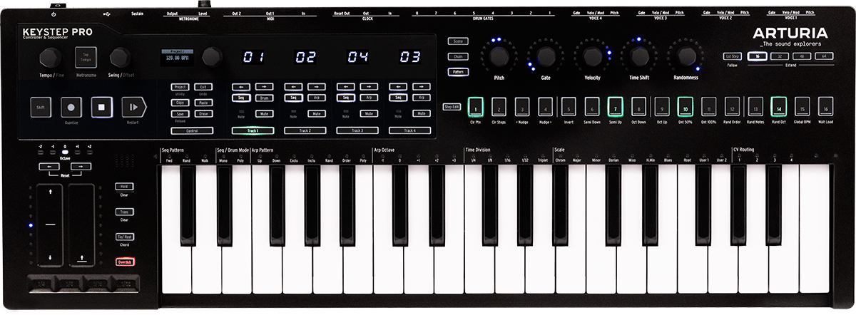 CLAVIER 37 TOUCHES ARTURIA KEYSTEP-PRO-CHROMA