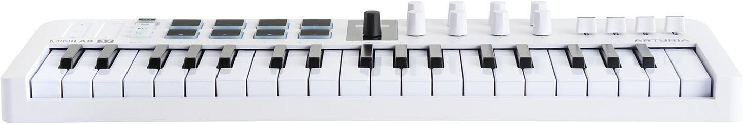 ARTURIA MiniLab MK3 37 touches – Clavier maître blanc