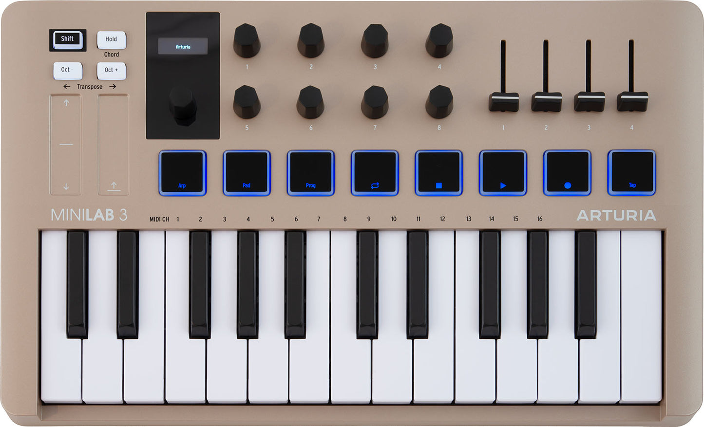 Clavier maître ARTURIA MiniLab 3 – Champagne