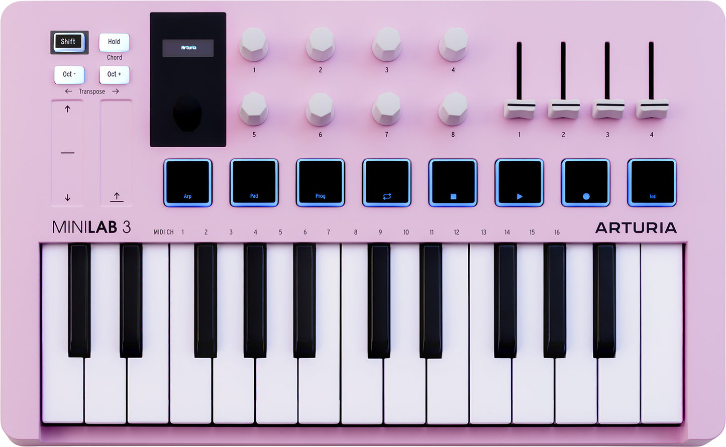 Clavier maître ARTURIA MiniLab 3 – Rose Quartz
