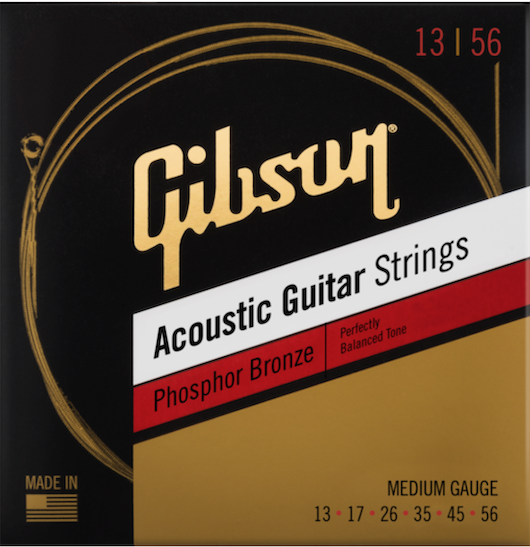 Jeu de Cordes Phosphor Bronze Acoustic Ultra Light 13-56 GIBSON PB13
