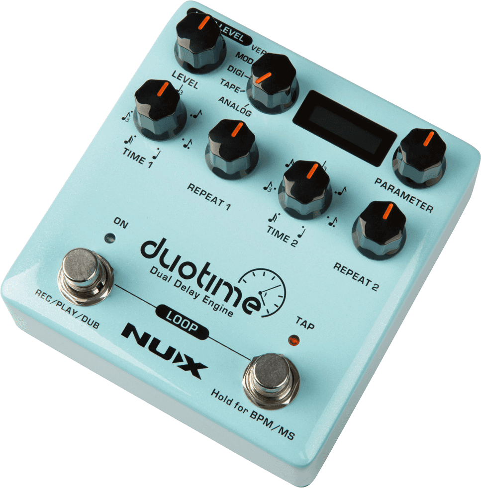 PEDALE DE DELAY STEREO ET LOOPER NUX DUOTIME