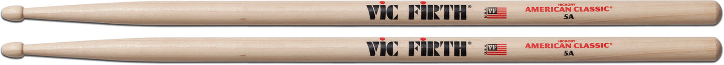 Paire de baguettes VIC FIRTH American Classic 5A – olive bois