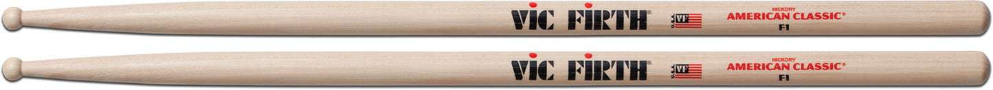 Paire de baguettes Vic Firth American Classic F1 – Olive bois