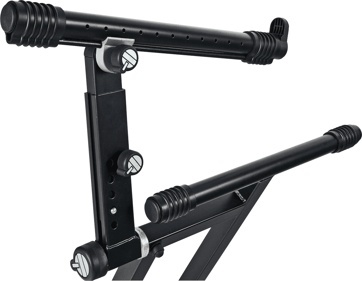 QUIK LOK QL742 – Stand clavier Pro 2 niveaux Noir H680 à 990 mm