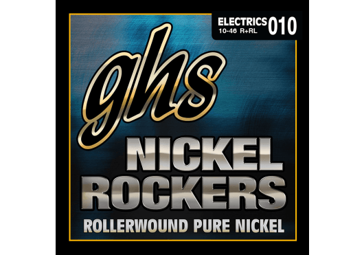 Jeu de cordes guitare électrique GHS R-RL Nickel Rockers Light 10-46