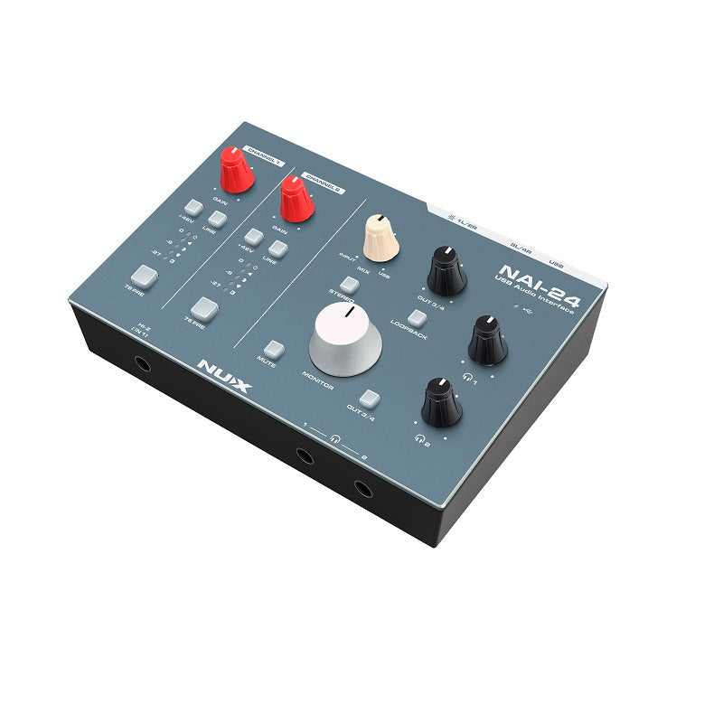 NUX NAI-24 – Interface audio USB 2 entrées / 4 sorties