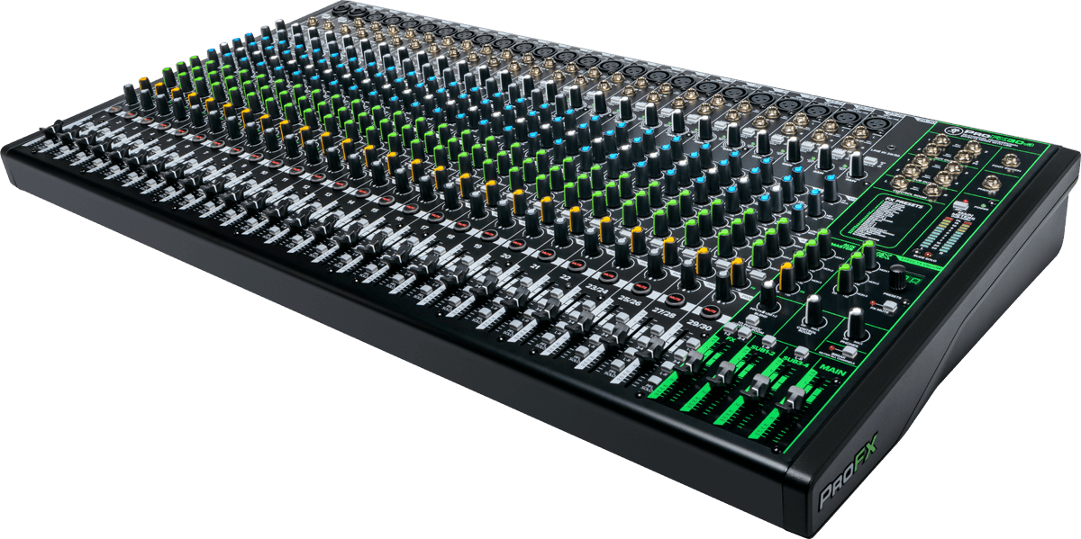 TABLE DE MIXAGE USB 22 CANAUX + EFFETS MACKIE PROFX22V3