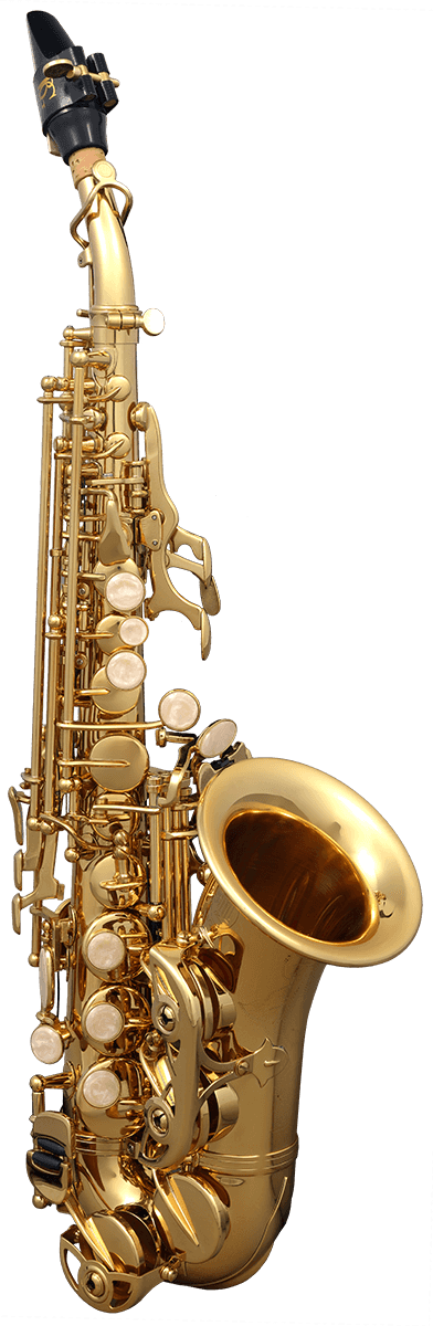 SAXOPHONE SOPRANO SIb COURBE LAITON VERNI SML SC620- STOCK B