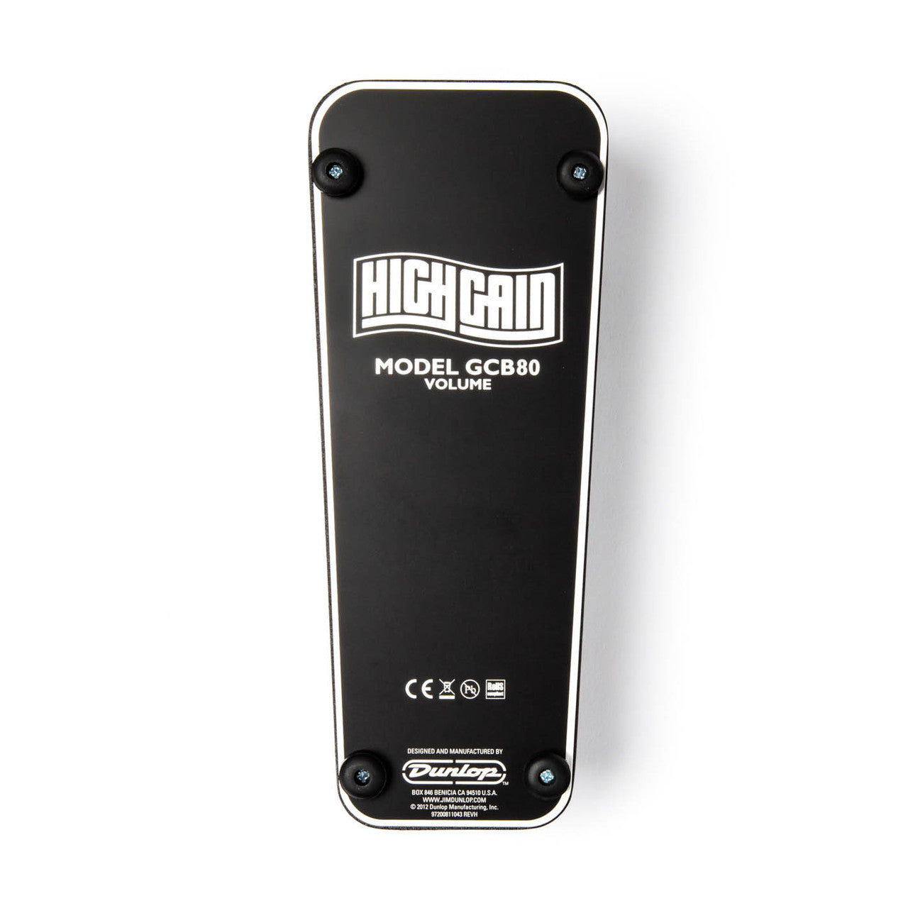 Pédale Volume / Expression – Volume High Gain DUNLOP GCB80