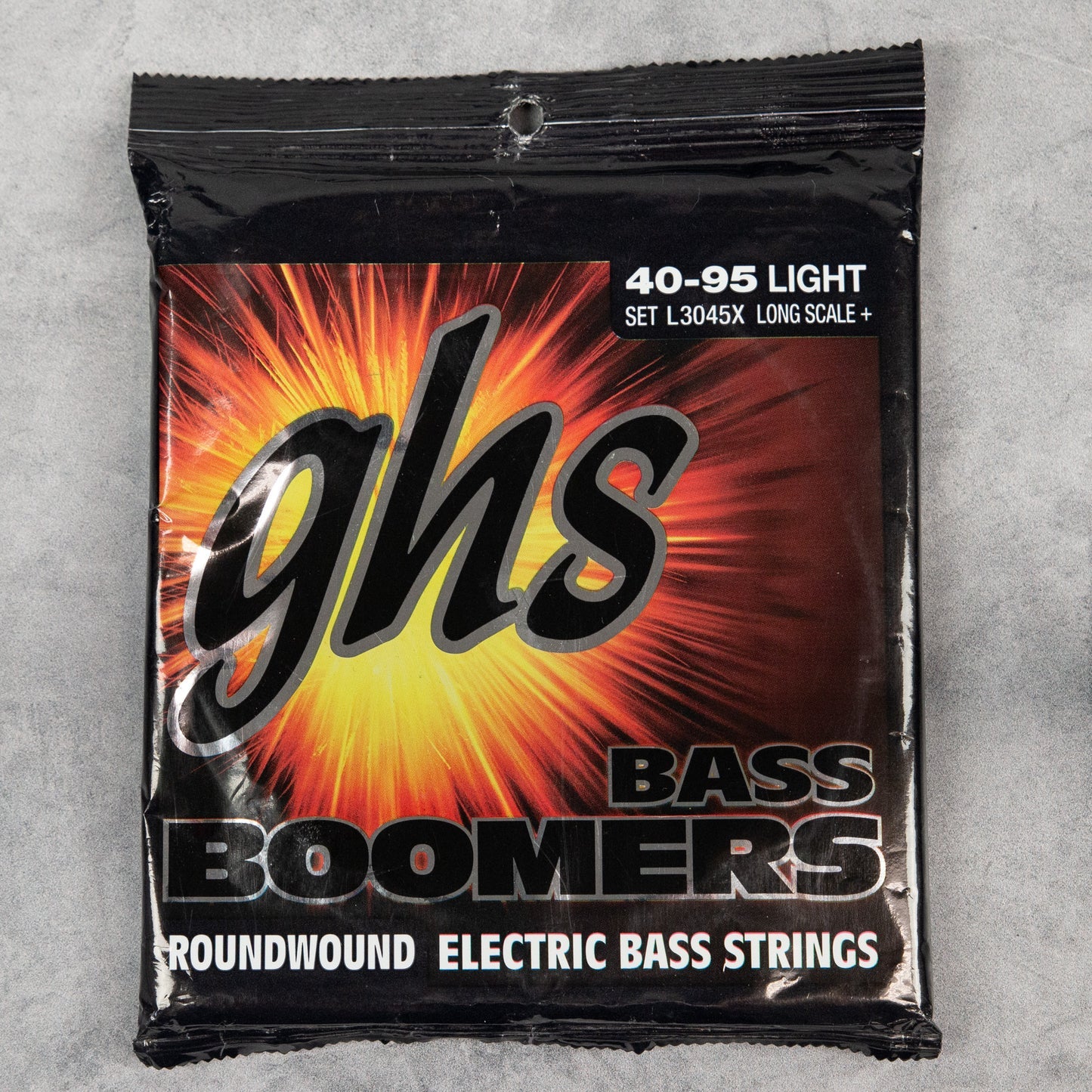 Jeu de cordes basse électrique GHS L3045X Boomers File Rond Extra Long Scale 40-95
