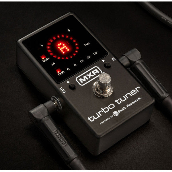 MXR M400 TURBO TUNER – ACCORDEUR À PÉDALE HAUTE PRÉCISION