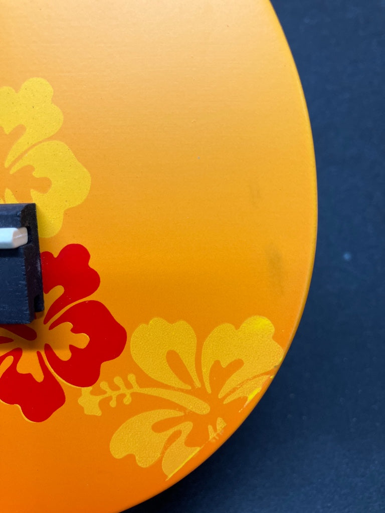 UKULELE SOPRANO Design - Finition Fleurs Hibiscus Orange Brillant MAHALO MD1HBORB - STOCK B