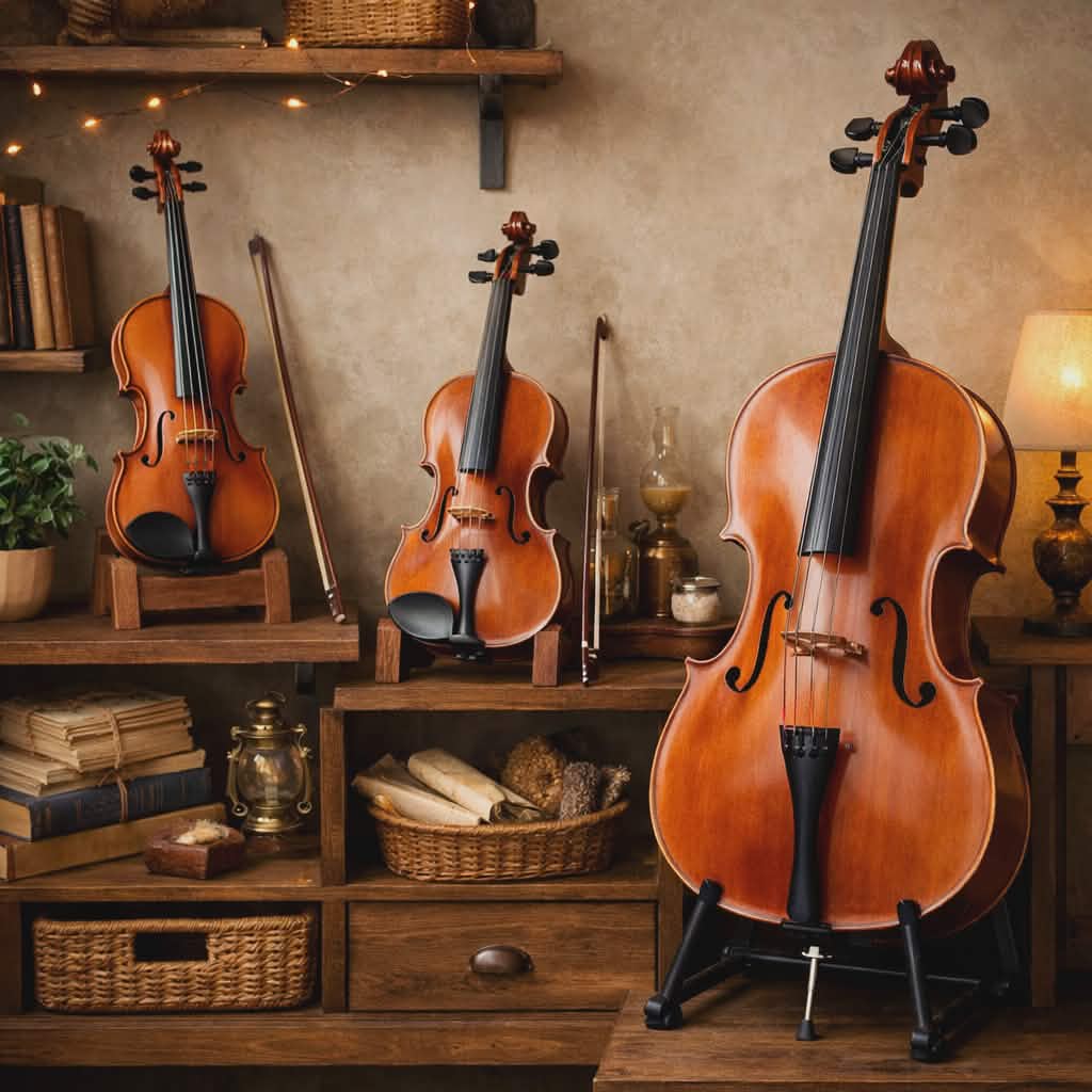 VIOLONS ET INSTRUMENTS A CORDES DU QUATUOR