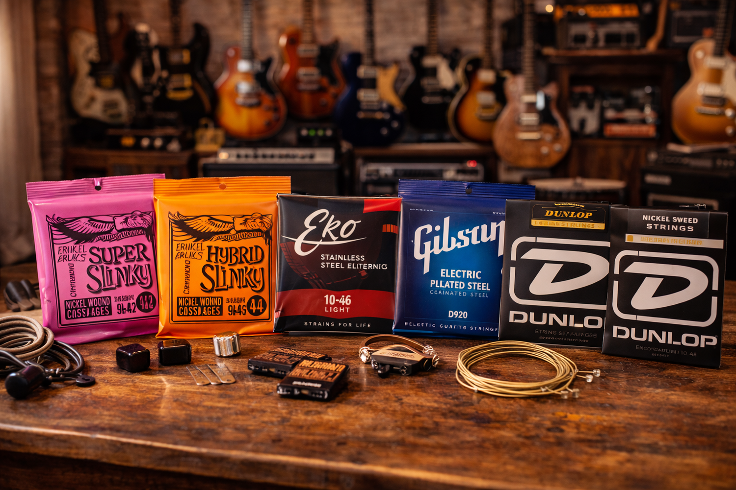 CORDES GUITARES ELECTRIQUES