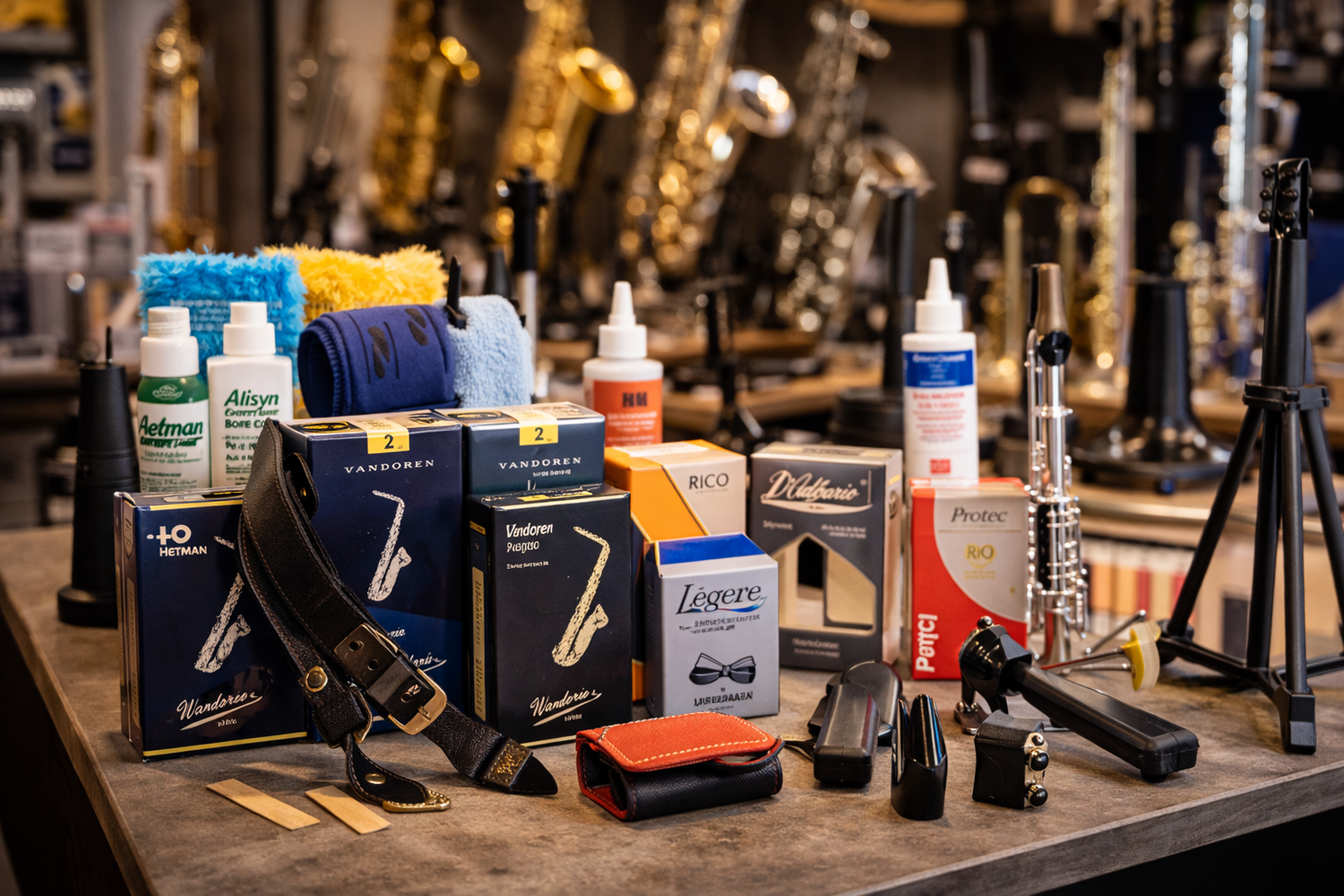 Accessoires pour instruments à vent