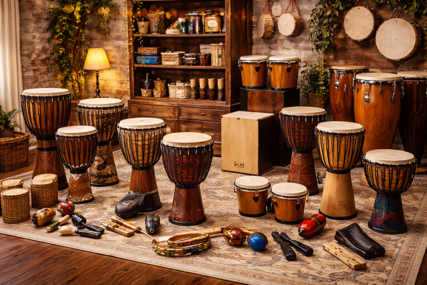 DJEMBE ET PERCUSSIONS DIVERSES