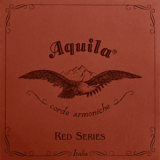 Jeu de cordes Cavaquinho AQUILA 15CH Red Series – Accord DGBD – Tirant Medium